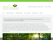 Tablet Screenshot of praxis-bonrath.de